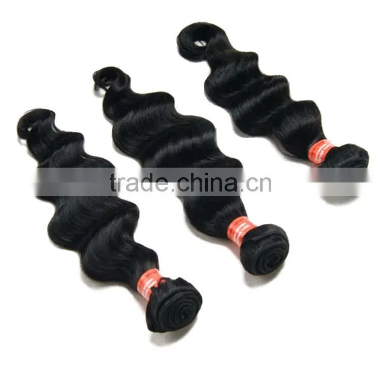 Loose Deep Wave Brazilian Human Hair Weaves Wavy Unprocessed Virgin Brazilian Hair Extensions