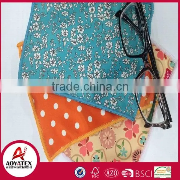 Glass use cleaning cloth, 100% polyester microfiber towl for glass, Chinese towel supplier