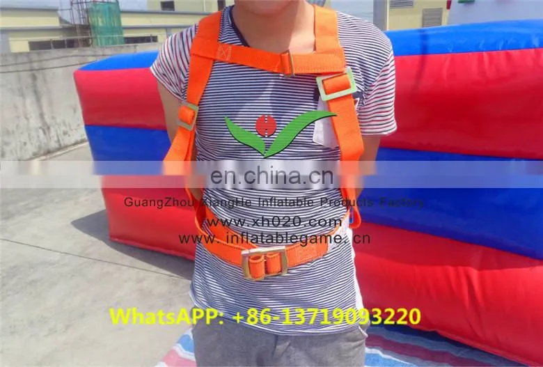 2016 Commercial inflatable rock climbing wall with slide