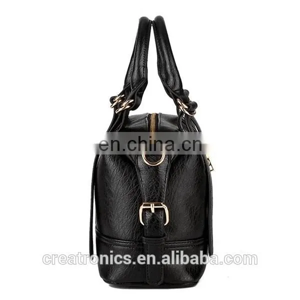 CR Europe market expert recommend pu material portable long handle red colors new high quality fashion bags ladies handbags 2015