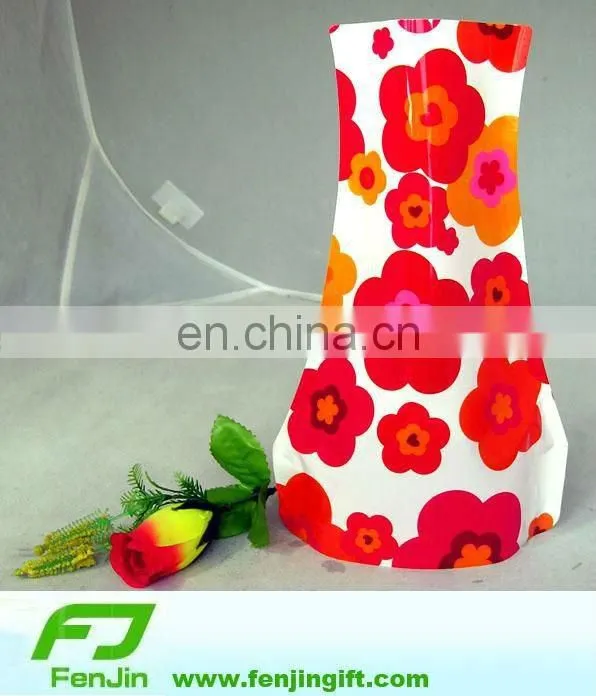 cheap clear plastic folding vase