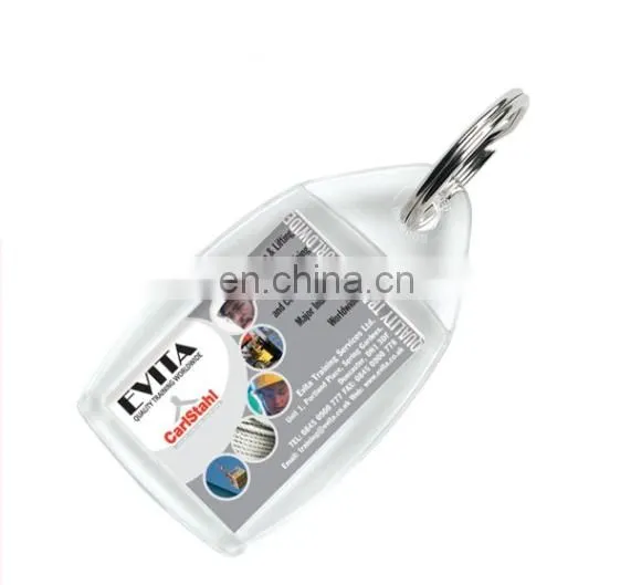 Custom keyring plastic key chain plastic key holder