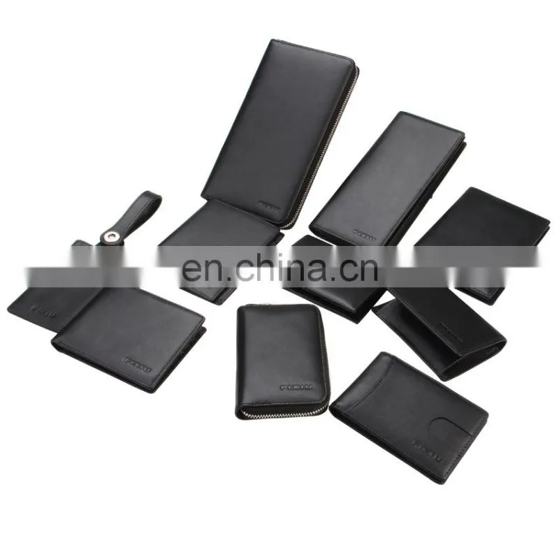 Promotional Genuine Leather Wallet New Fashion Money Clip Credit Card Holder