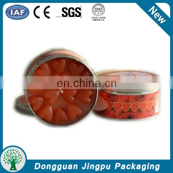 Top packaging printed seamless custom tin box
