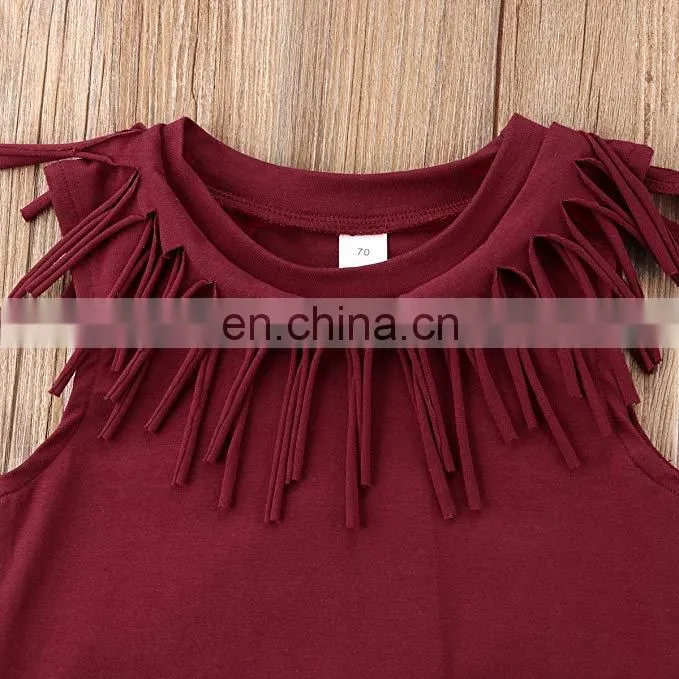 Cute Infant Baby Girl Sleeveless Romper Bodysuit Summer
