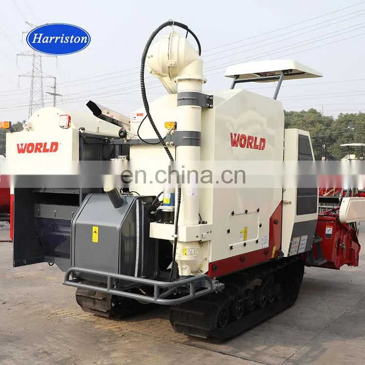 4LZ-4.0E Use 88HP Combine Harvester Machine for Rice Wheat Corn Harvesting