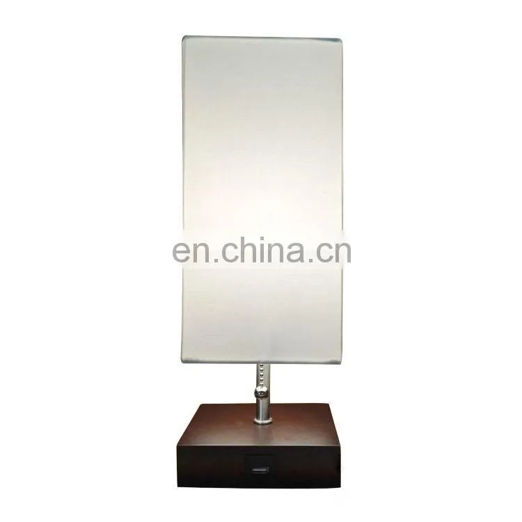 Nordic modern domestic and international hotel table lamp bedside double charging USB table lamp