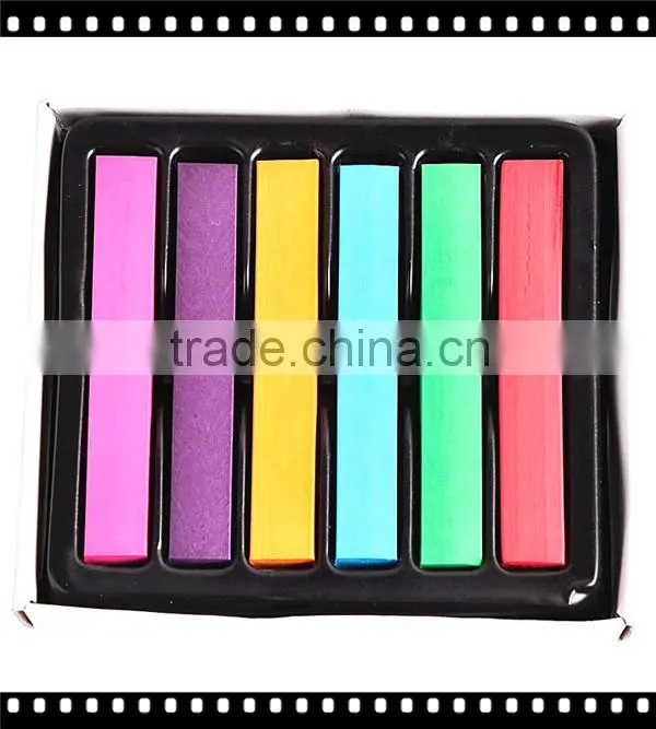 Long last bright colored chalk powder