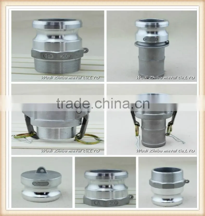 HOT SALE DC TYPE female coupler x hose shank flexible quick camlock coupling for fire hose /garden hose