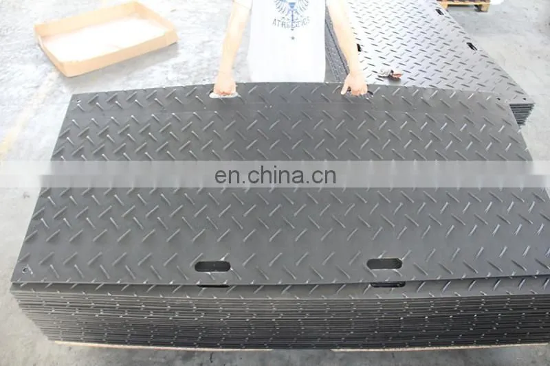 hdpe dozer track floor protection mats / hdpe plastic temporary roadways