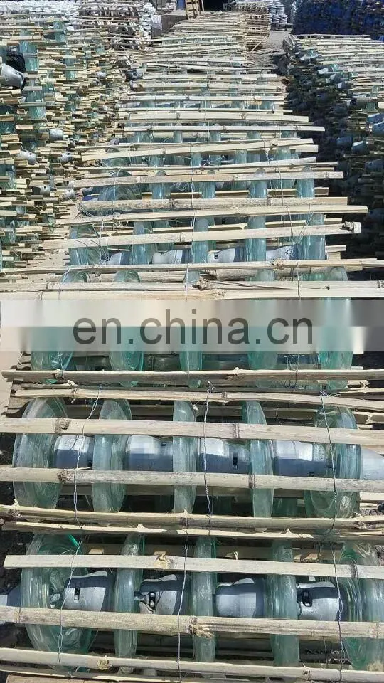 toughened glass disc suspension insulator U50BSP for Uzbekistan