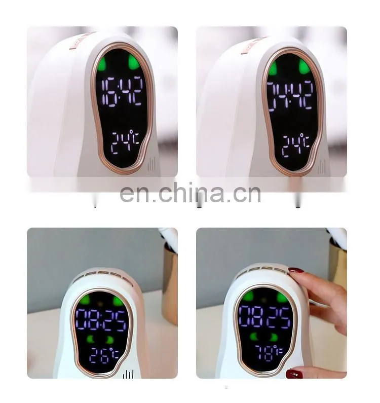 Pretty cute kids usb charging alarm clock smart music digital alarm clock with night lamps