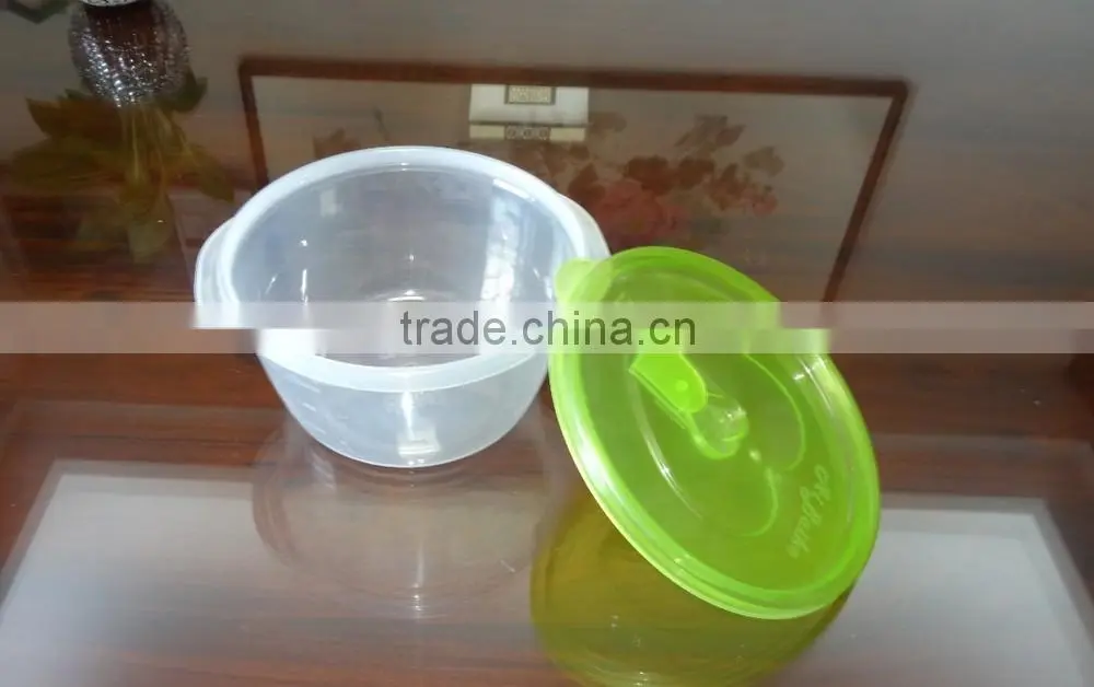 1600ml plastic round food storage container / food storage box, microwavable