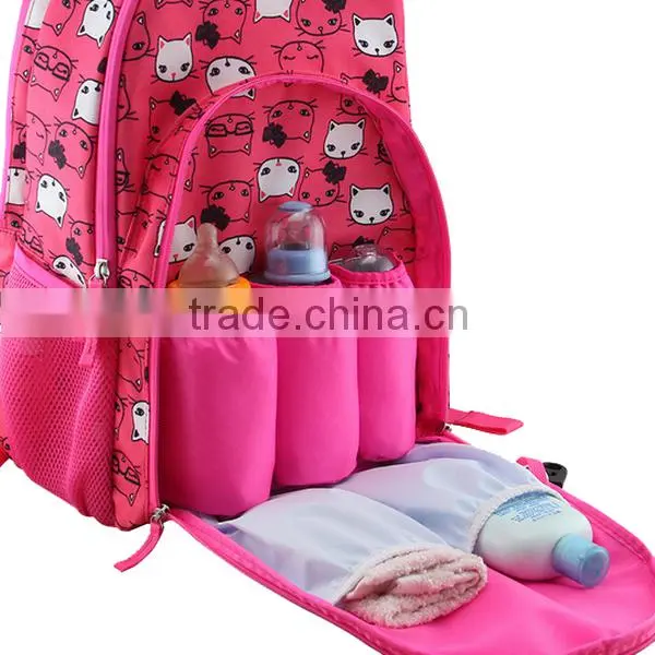 Lovely Rose 300D Polyester Bags for Babys Mom