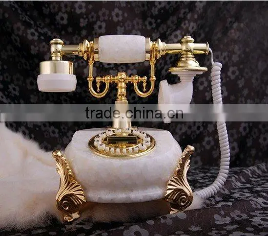marble antique style decorative telephone
