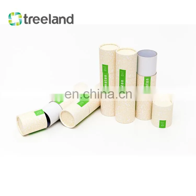 Eco friendly oil paper packaging tube custom paper cardboard tube