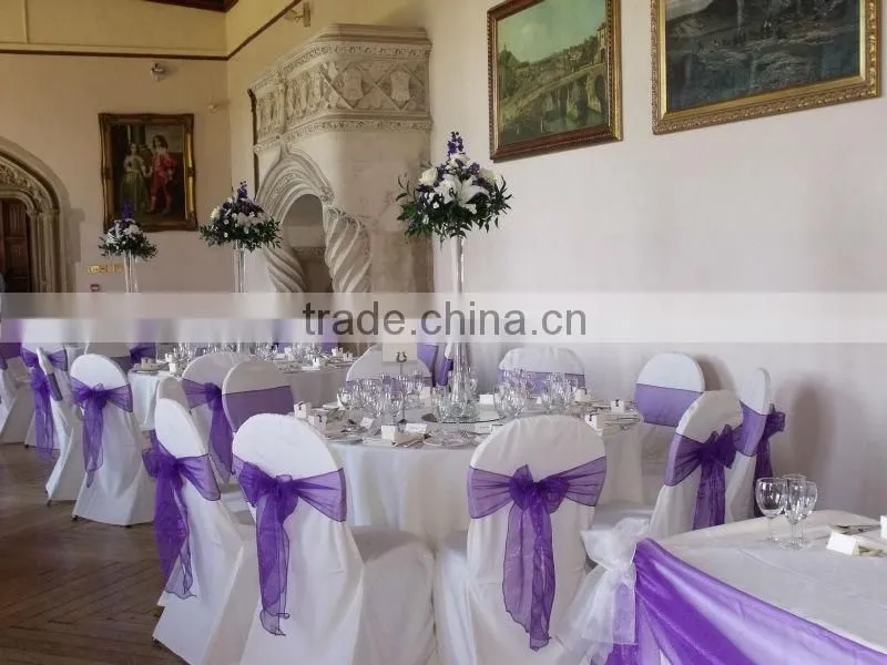 Chair bow fancy wedding chair cover sash