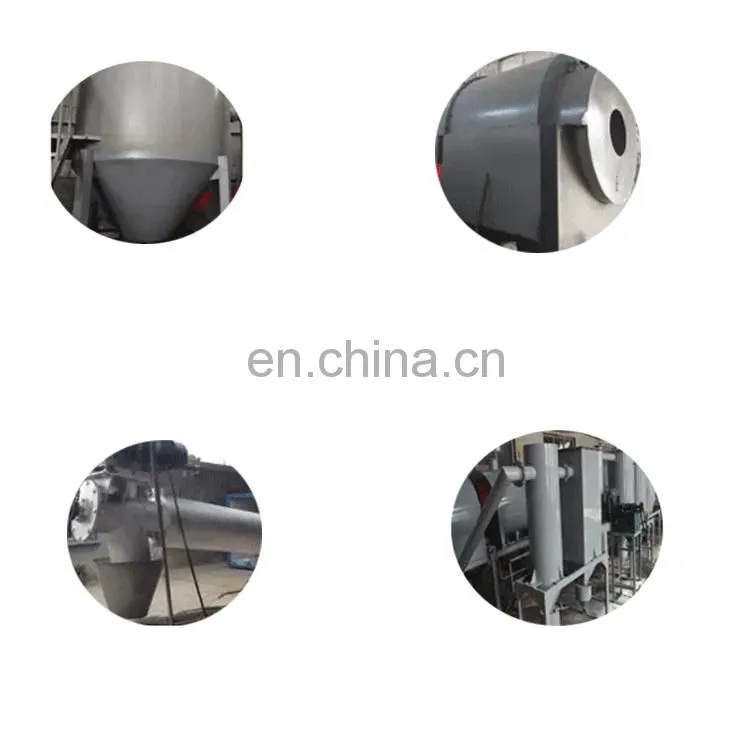 Coconut Palm Shell Wood Sawdust Horizontal Rotary Airflow Continuous Carbonization Furnace Factory