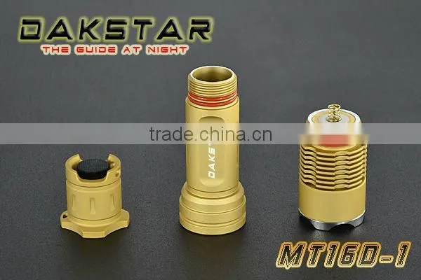 DAKSTAR MT16D-1 XML T6 925LM 18650 Over-discharge Protection Tactical Rechargeable Bicycle CREE LED Flashlight