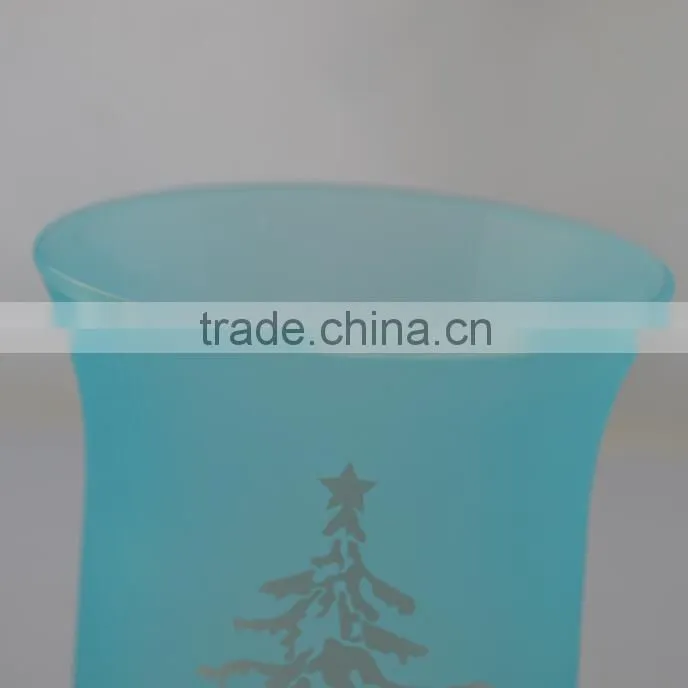 coloured glass flower vases painted vases glass decorative items