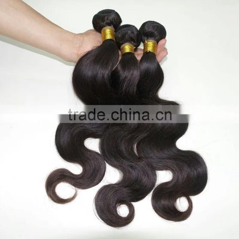 2015 china supplier human virgin hair extension 100% brazilian hair weave