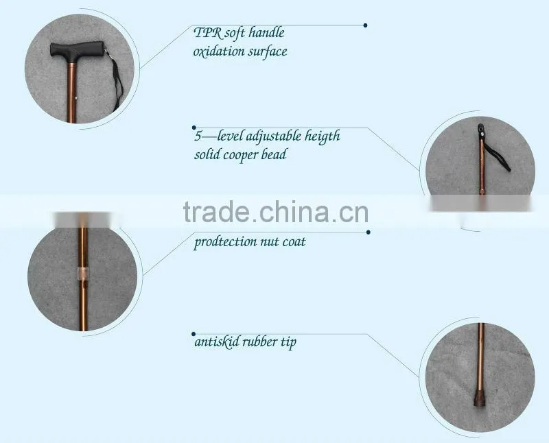 New Design Printed Walking Cane With Soft Grip