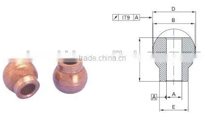Sintered oil bearing sliding bearing