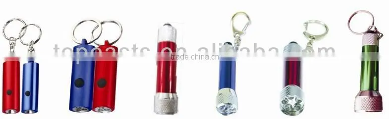 led keychain with whistle cheaper price promotion products