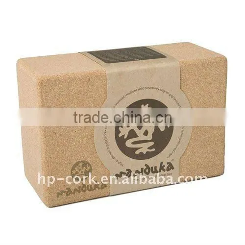 Good quality cork yoga brick
