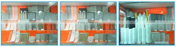 synthetic fiber air filter media of spraybooth