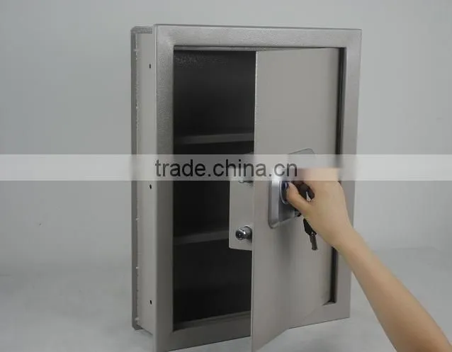 Wall mount safe deposit box