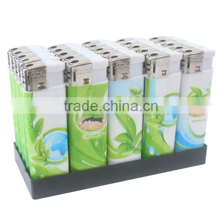 China yiwu wholesale cheap disposable cigarette lighter with wrap paper