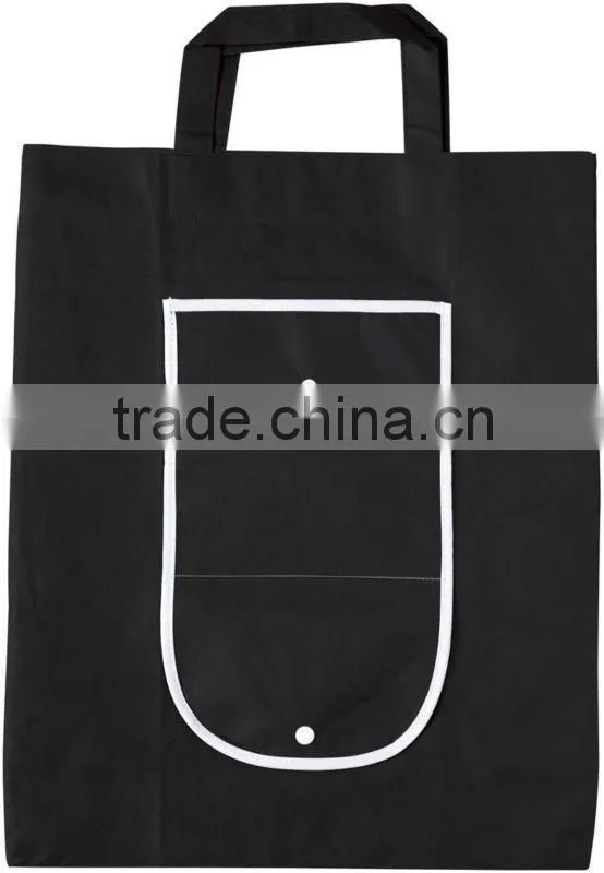 Factory directly Foldable shopping bag/tote bag in blue