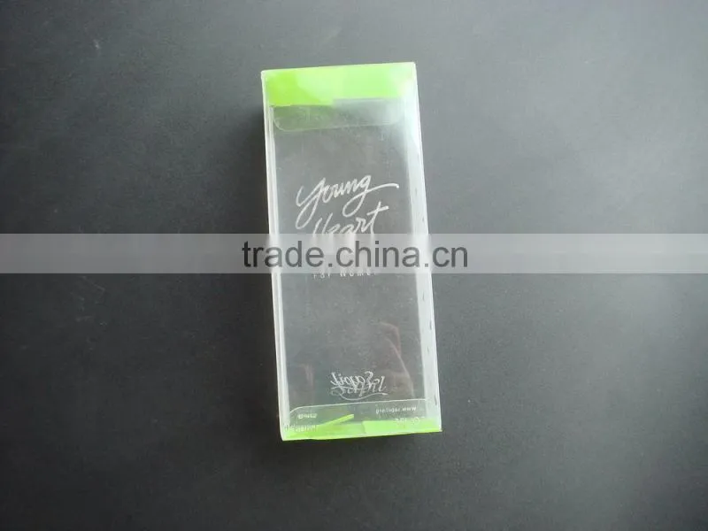 clear soft crease plastic PET box