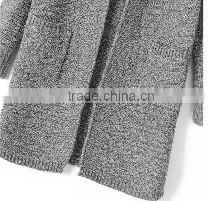 Long sweater coat wool knitting wear lady winter cool warm cardigan coat