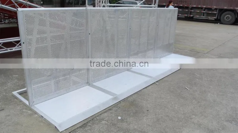 2014 hot sale aluminium barrier for concert