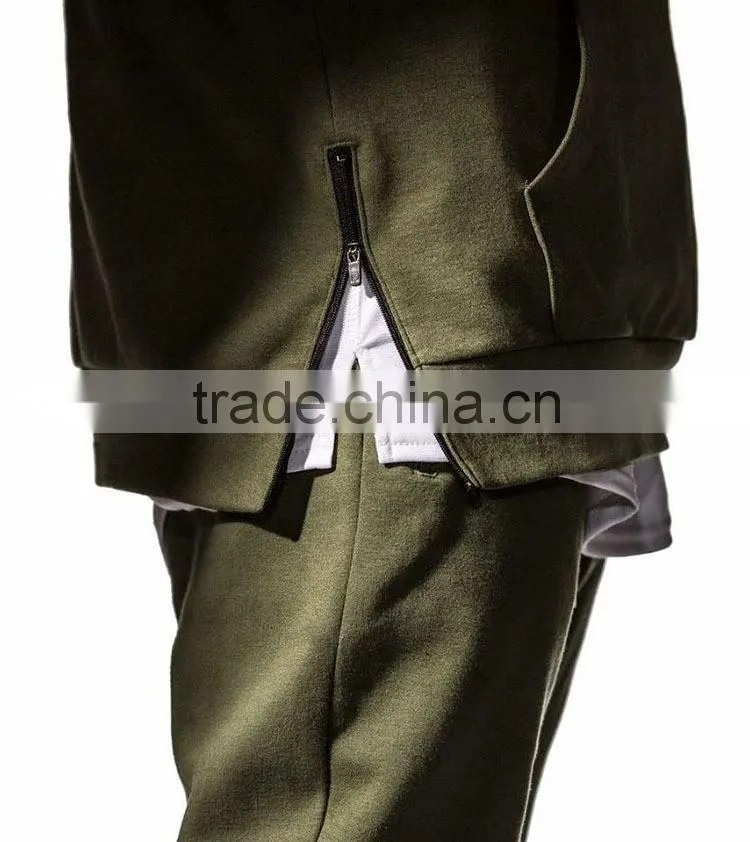 Wholesale Mens Cotton Sleeveless Pullover Gym Hoodies