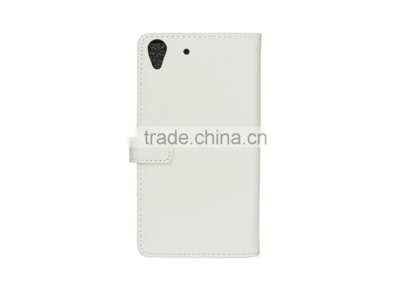 with Photo Frame PU Flip Case for Huawei Y6 Litchi Grain Card Slot Leather Wallet Cover Case MT-5673