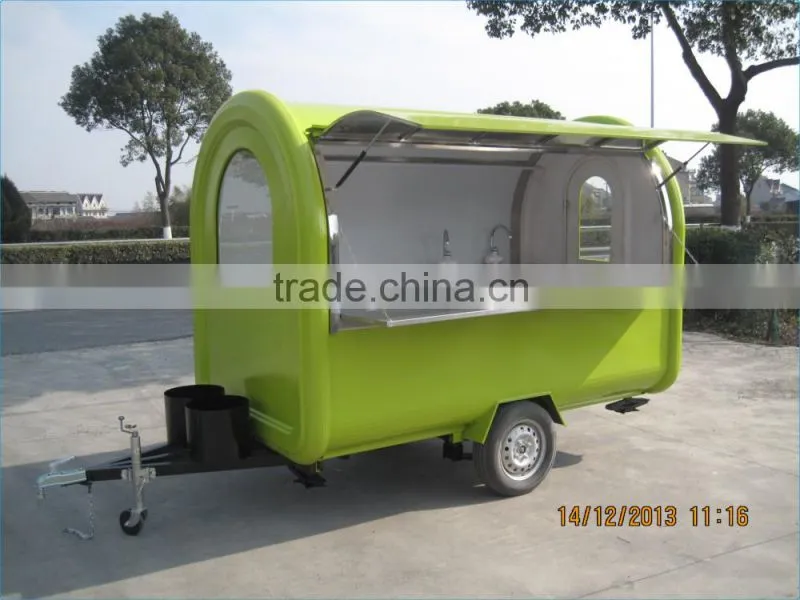WK280 factory price outdoor mobile food van/food car