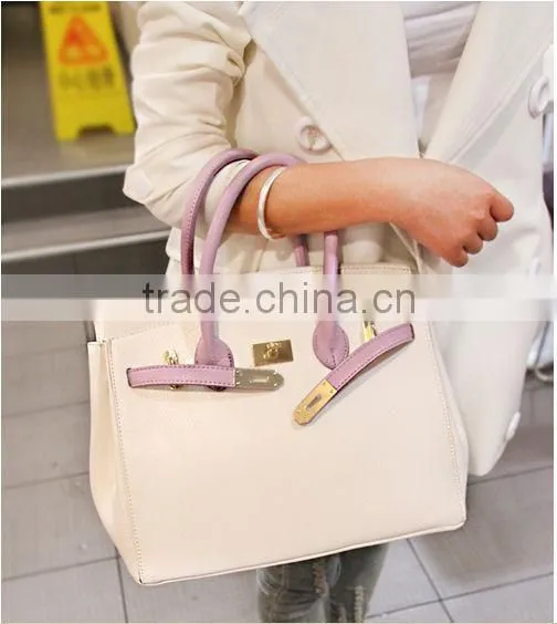 Made In China Genuine Leather Briefcase Women Handbag Inflatable Female Price