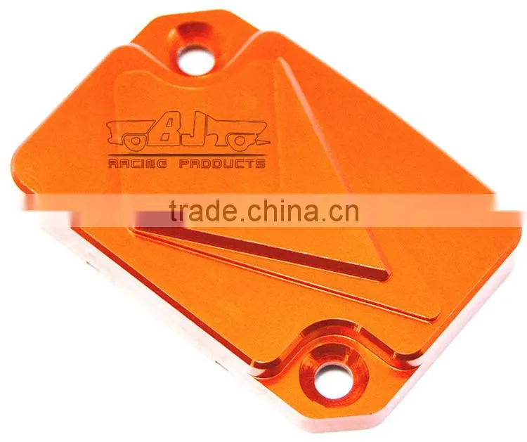 BJ-OC-011C-OR Aluminum CNC Front Brake Motorcycle Fluid Reservoir Oil Cap Cover for KTM DUKE 125/200/390