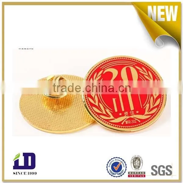 Full color enamel metal logo pin badge