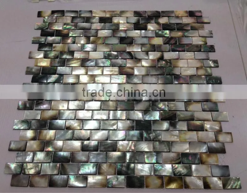 12"x12" black lip mother of pearl shell Mosaic Brick
