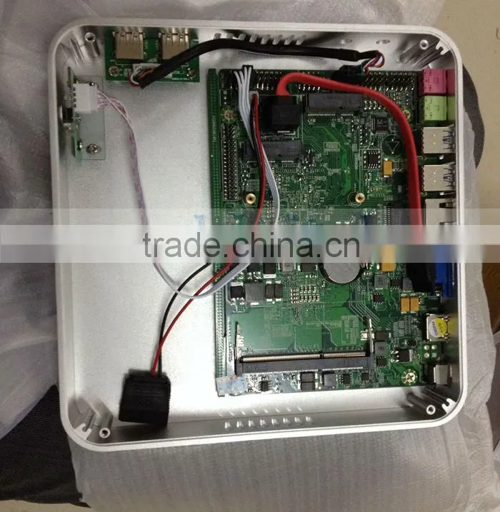 3D Gaming HTPC Nettop Computer i5 1.6GHz CPU 15W XBMC Win8 WIFI 300M 4G RAM 1TB Hard disk DC 12V Alloy Case HTPC