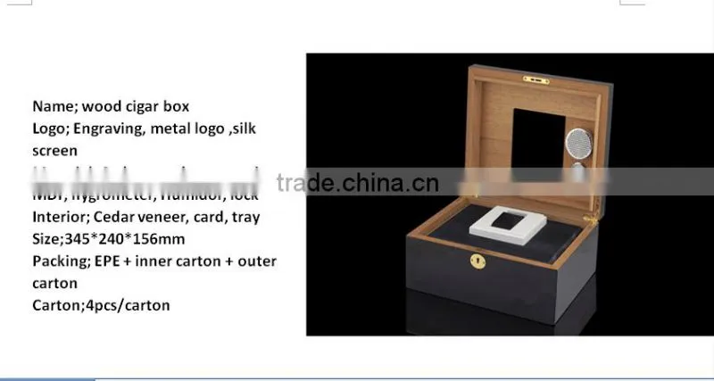 China Manufacturers Cedar Wood cigar box packing