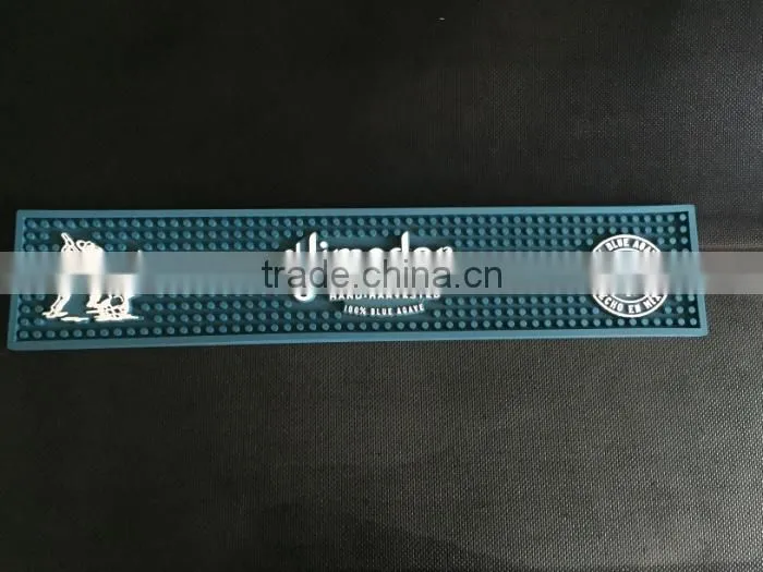 soft plastic PVC bar runner non slip bar rail mats factory price