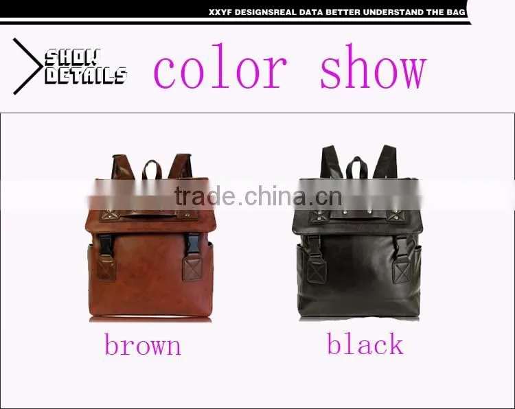 Old style cool element export custom leather backpack bags