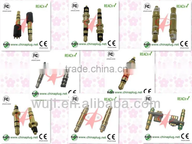 Easy used audio earphone connectors