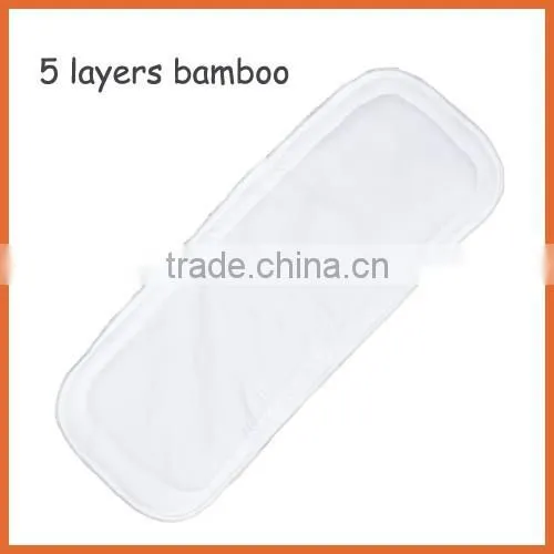 Organic Bamboo Cotton Insert For Baby cloth Diaper