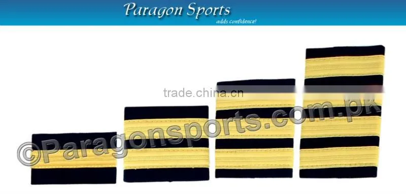 Pilot Epaulettes Aircraft Engineers Epaulettes Gold Maroon Bars